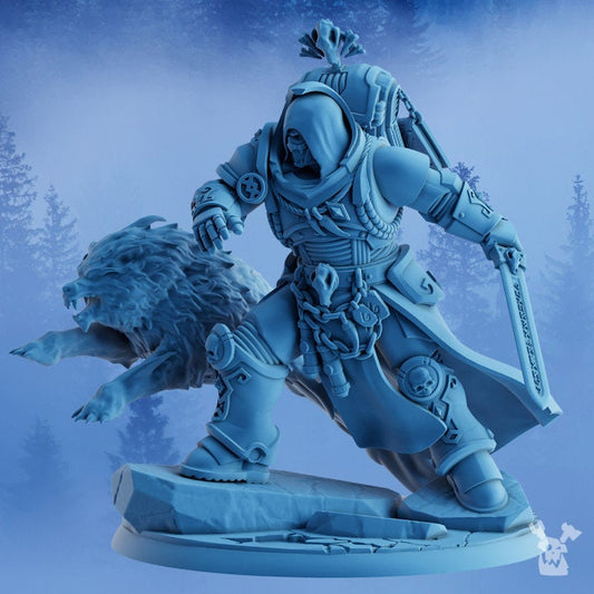 Ölaf, the White Fang Resin Miniature Figure - DakkaDakka Miniatures alternate view 2