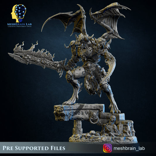 Doom Marine Rewarded Resin Miniature Figure alternate view 2