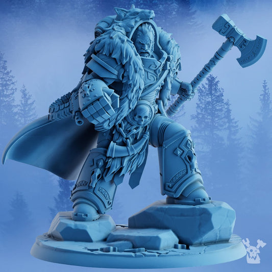 Äsver, the Storm Father Resin Miniature Figure product image
