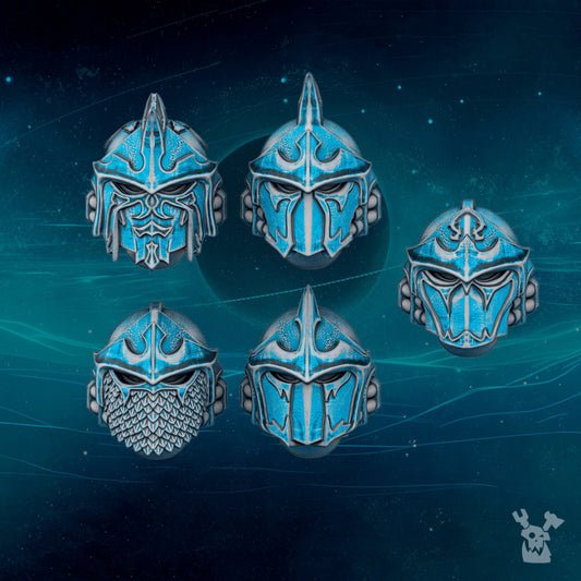 Scylla Legion Bits - Helmet Set x5 Resin Upgrade Parts product image