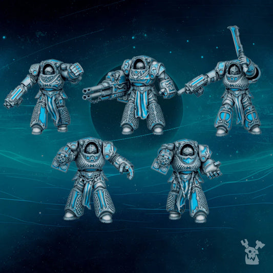 Scylla Legion Heavy Destroyers x5 Resin Upgrade Parts product image