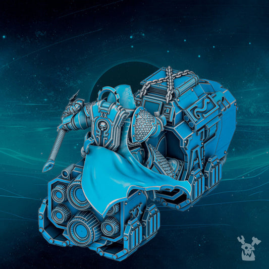 Scylla Legion Mage on Bike Resin Upgrade Parts alternate view 2