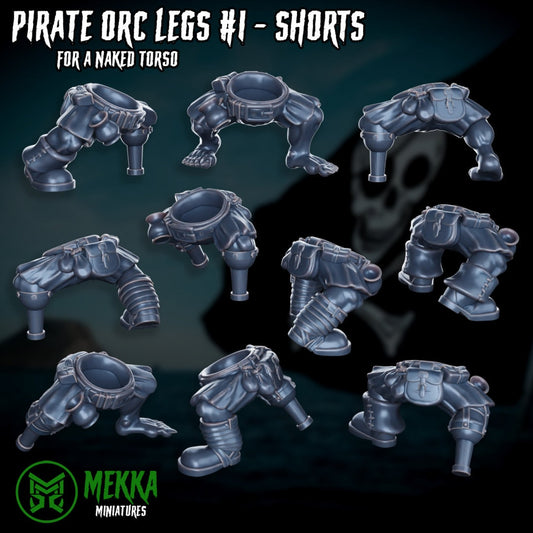 Ork Pirate Legs x10 Resin Upgrade Parts product image
