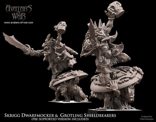 Skrigg Dwarfmocker the Goblin King Resin Boss Miniature alternate view 2