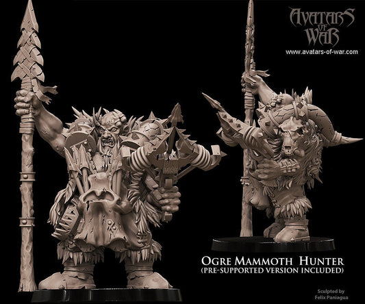 Ogre Hunter Resin Boss Miniature alternate view 2