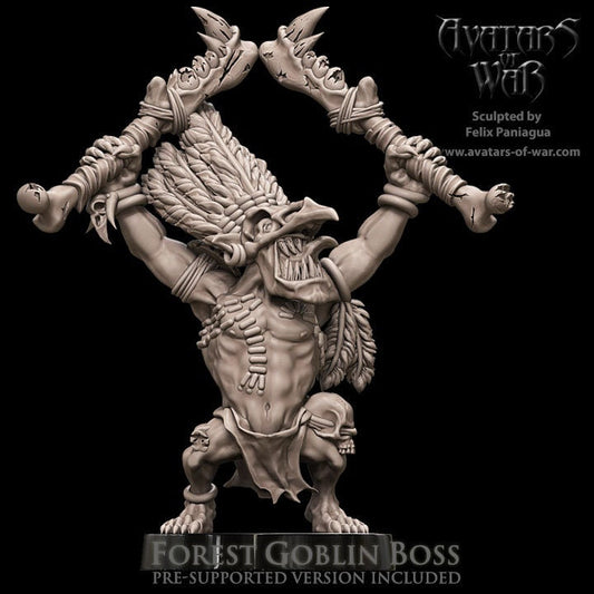 Forest Goblin Boss Resin Boss Miniature product image