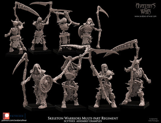 Skeletal Warriors Regiment Resin Miniatures Regiment product image