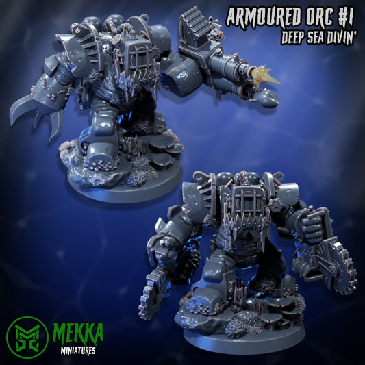 Armored Pirate Orks Resin Upgrade Parts alternate view 2