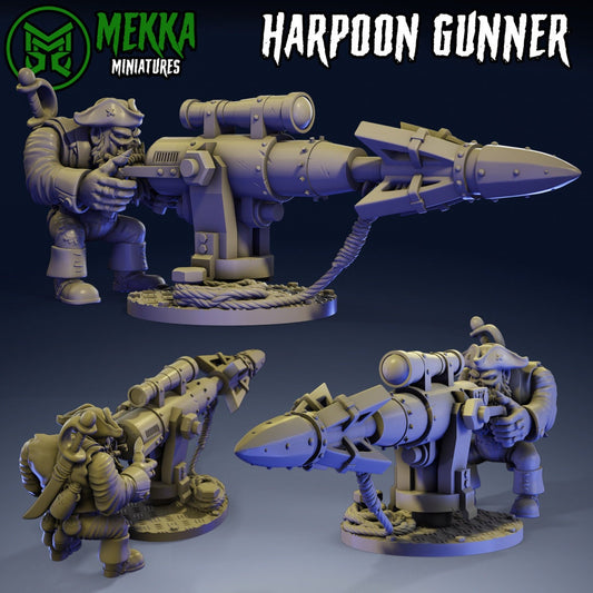 Ork Pirate Harpoon Gunner Resin Upgrade Parts product image
