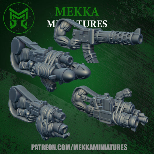 Ork Big Guns x4 Resin Upgrade Parts product image