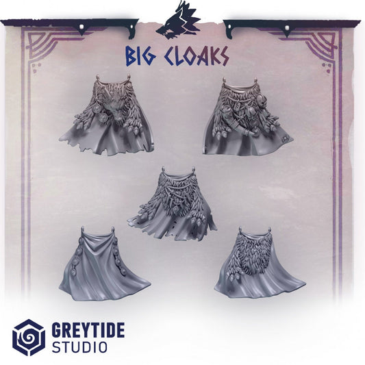 Primal Hounds Big Cloaks x5 Resin Upgrade Parts product image