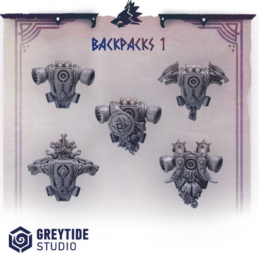 Primal Hounds Backpacks x10 Resin Upgrade Parts product image