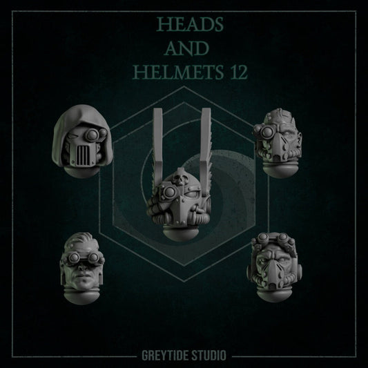 Heads and Helmets x10 Resin Upgrade Parts product image