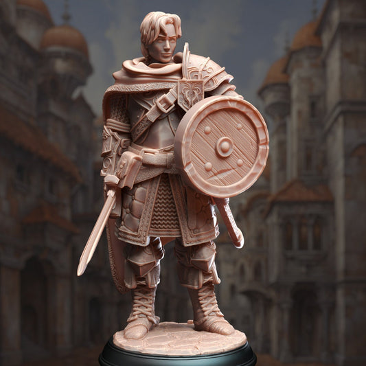 Human Fighter Resin Miniature Figure product image