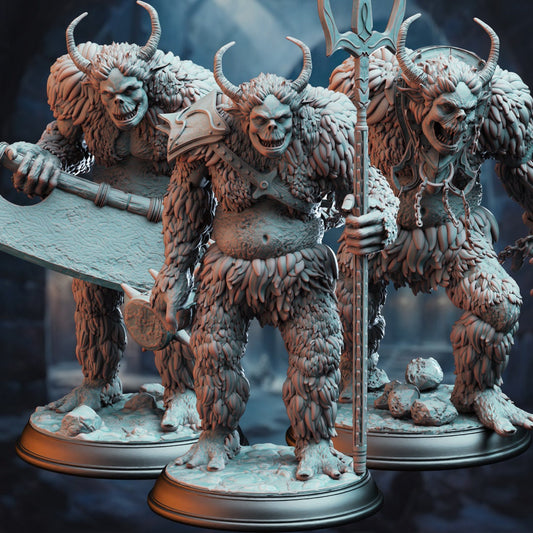 Snow Trolls Resin Miniatures Set product image