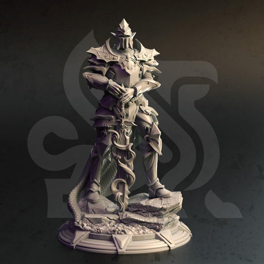 Arcane Paladin Resin Miniature Figure alternate view 2