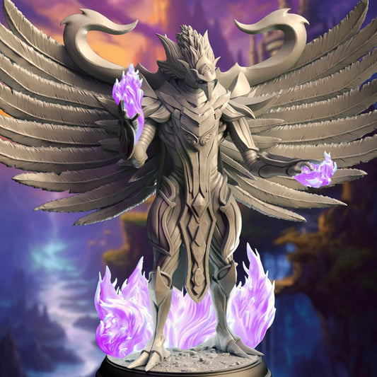Arcane Phoenix Construct Resin Miniature Figure product image