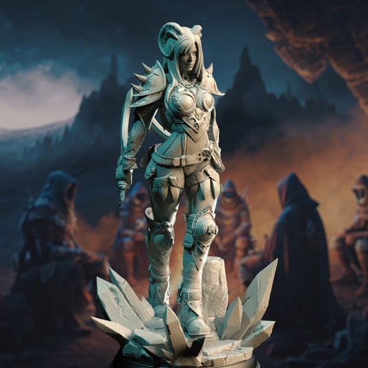 Tiefling Rogue Resin Miniature Figure product image