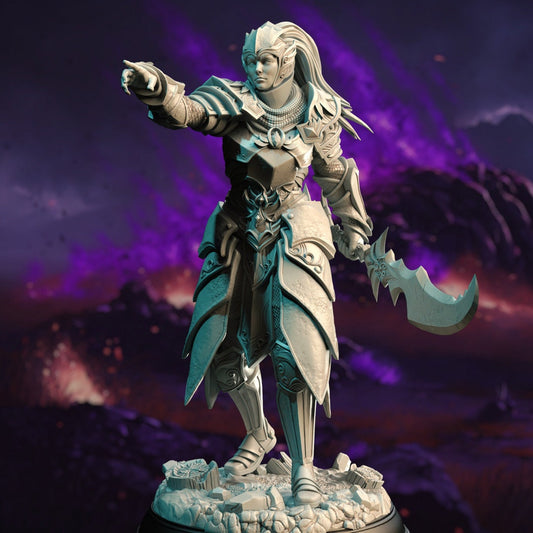 High Elf Commander Resin Boss Miniature product image