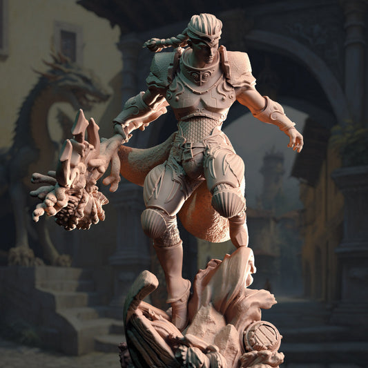 Triton Sea Paladin Resin Miniature Figure product image
