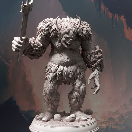 Cave Troll Resin Boss Miniature product image