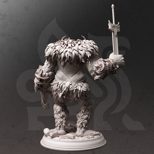 Cave Troll Resin Boss Miniature alternate view 2