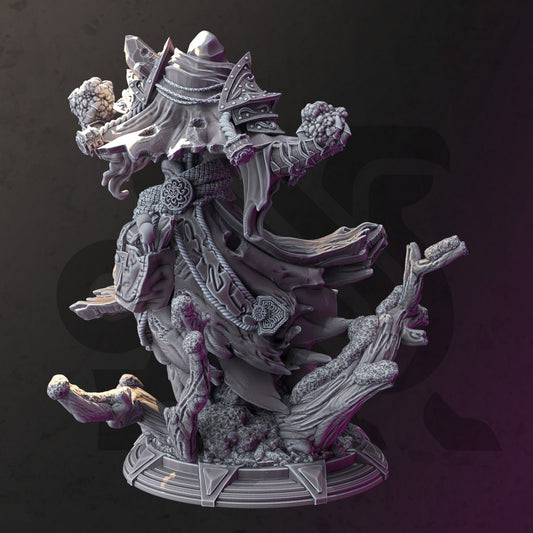 Dark Wraith Lich Resin Miniature Figure alternate view 2