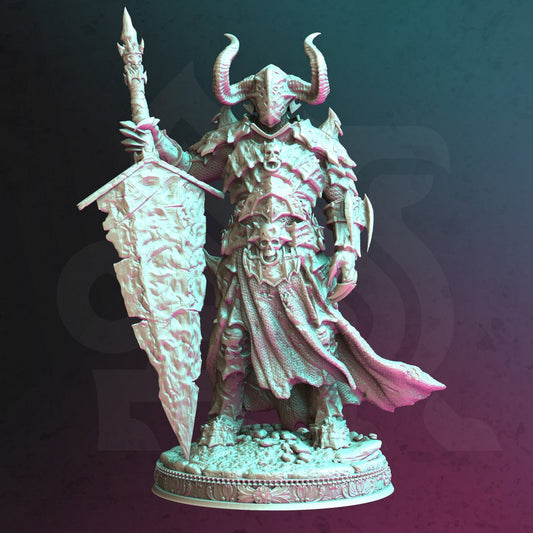 Death Knight Resin Miniature Figure - DM Stash product image