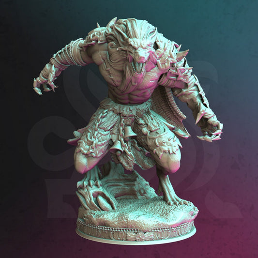 Werewolf Knight Resin Miniature Figure product image