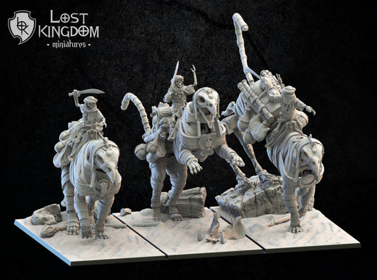 Sand Bedouins x3 Resin Miniatures Set product image