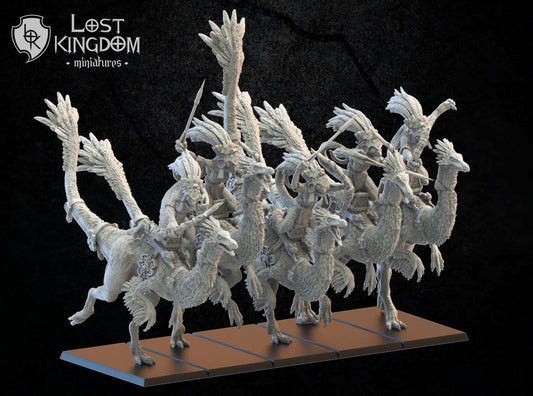 Gallillimus Kuaxotl Riders Resin Boss Miniature product image