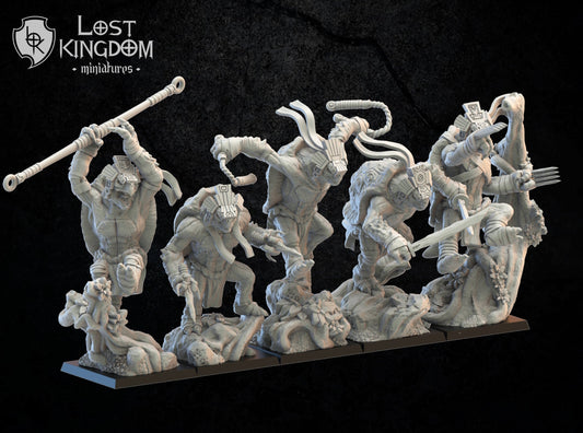 Cowabunga Ayotl Squad x5 Resin Miniatures Set product image