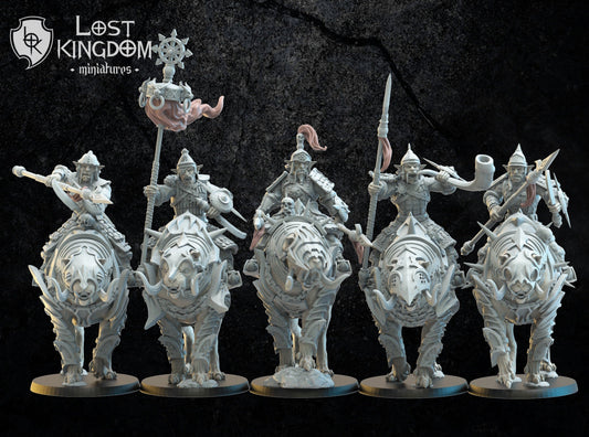 Mongobbo Knights x5by Lost Kingdom Miniatures Resin Miniatures Set product image