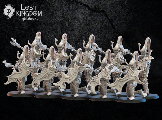 Dark Elf Foot Soldiers x10 Resin Miniatures Set product image