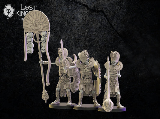 Amun-Re Command Group Resin Boss Miniature alternate view 2