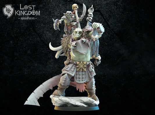 Uhur & Ofduk, The Unchained, Resin Boss Miniature alternate view 2