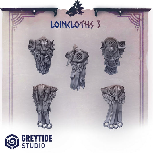 Primal Hounds Loincloths x10 Resin Miniatures Set product image