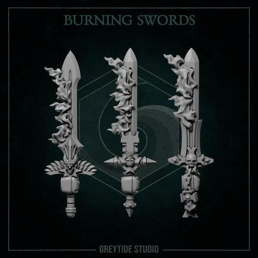 Burning Swords x6 Resin Upgrade Parts product image