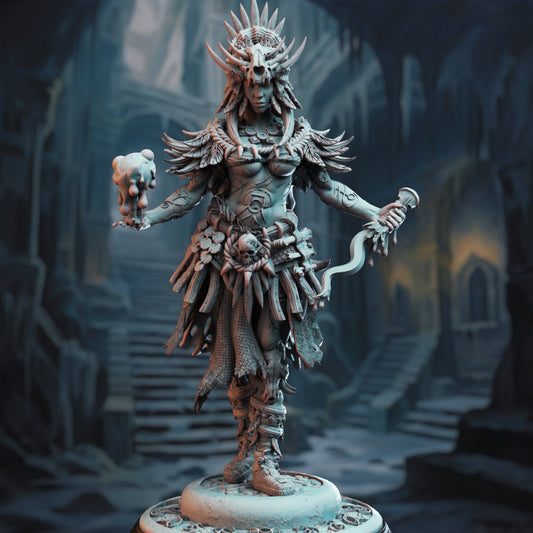 Goliath Blood Shaman Priestess Resin Boss Miniature product image