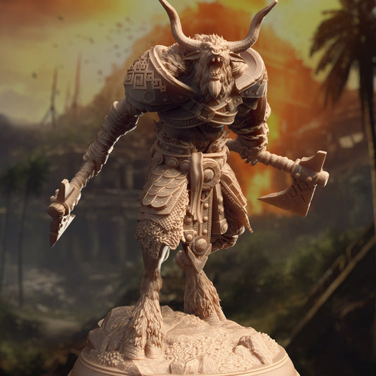 Minotaur Barbarian Resin Boss Miniature product image