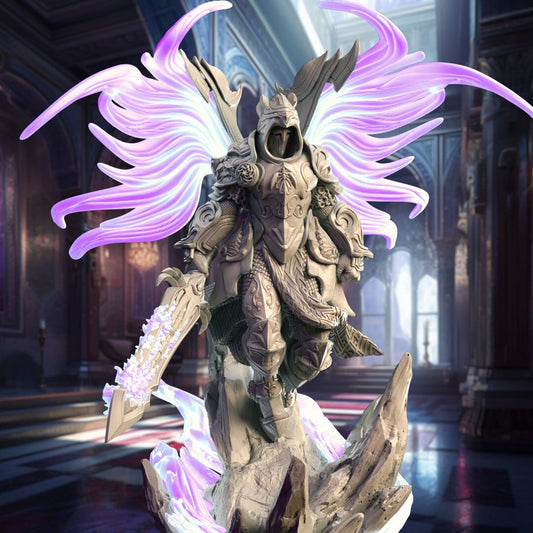 Ascended Angelic Paladin Resin Miniature Figure product image