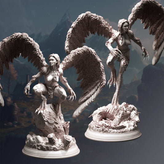 Hill Harpies Resin Miniature Figure product image