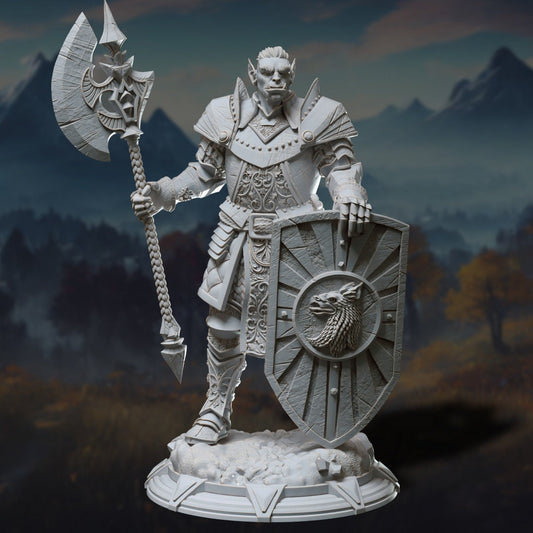 Orc Knight Resin Miniature Figure product image