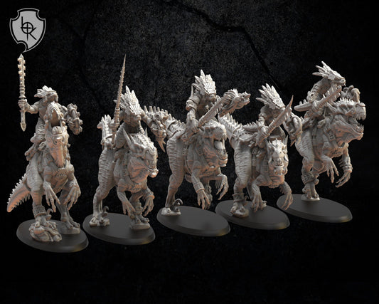 Ezocamtl Knights x5 Resin Miniatures Set product image