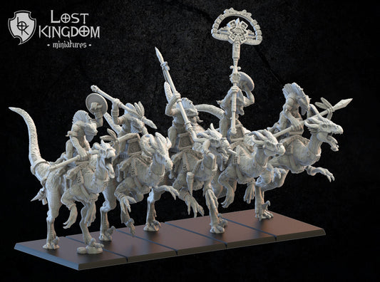 Kuakuaitl Cuetzpalli Riders x5 Resin Miniatures Set product image