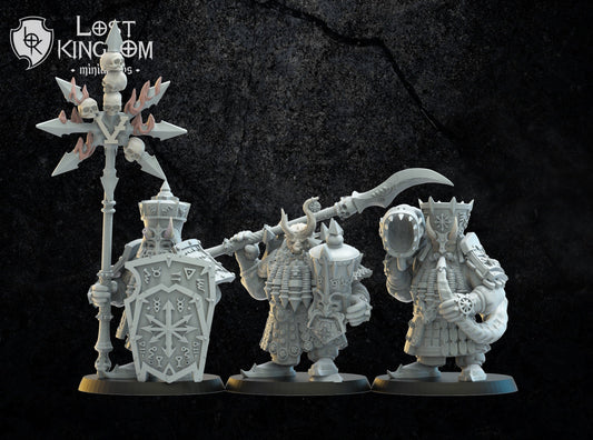 Infernal Dwarf Command Squad Resin Miniatures Set product image
