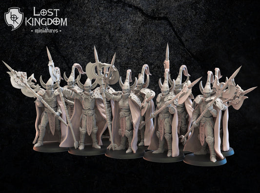Dark Elf Hisu Guard x10 Resin Miniatures Set product image