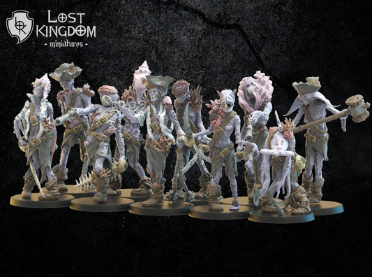 Deep Sea Zombies x10 Resin Miniatures Set product image