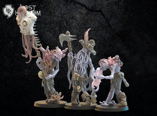 Deep Sea Zombie Command Squad Resin Miniatures Set product image