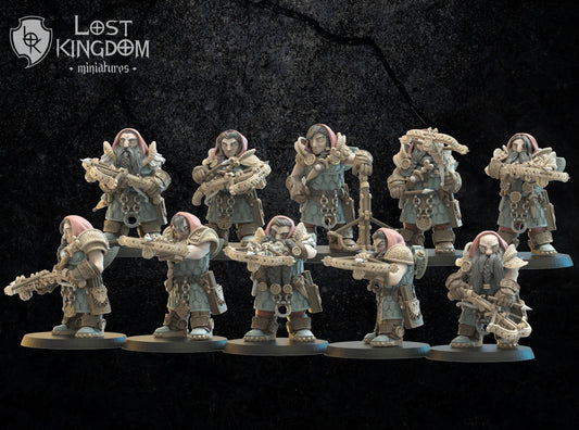 Niavellir Dwarf Riflemen x10 Resin Upgrade Parts product image